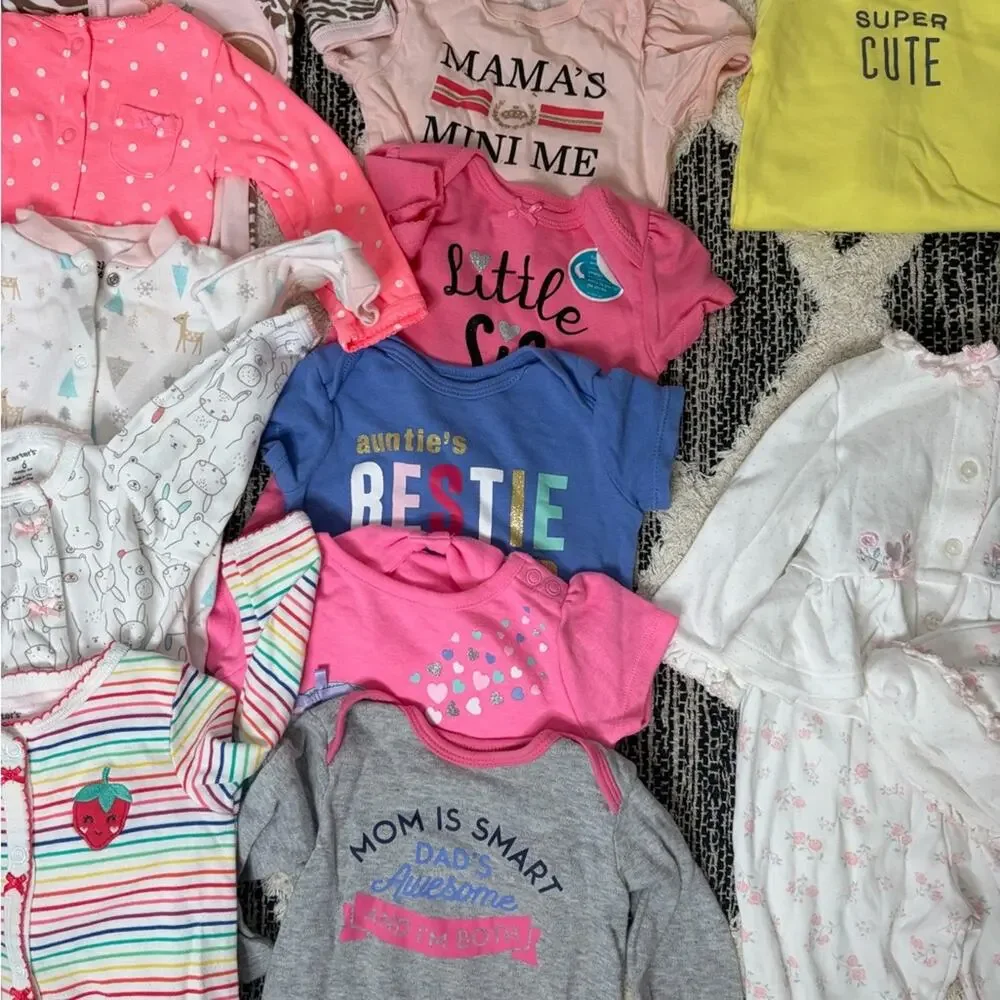Baby Girl One Pieces Set size 6mo 3/6mo spring bundle euc! Summer clothes